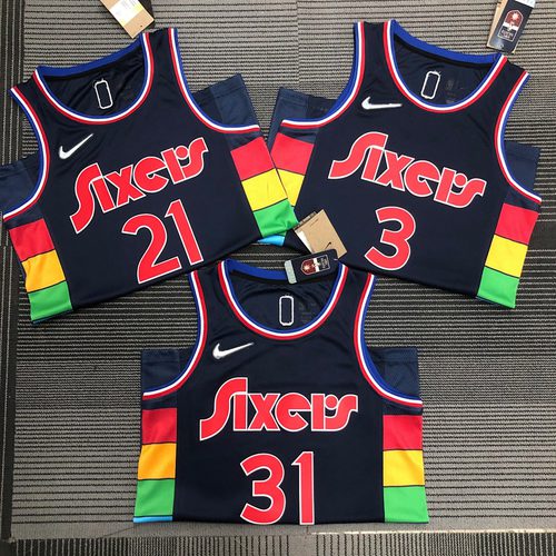 76ers 75th Anniversary Heat Pressed Jersey
