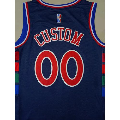 76ers #0 Navy Blue 75th Anniversary Diamond Jersey