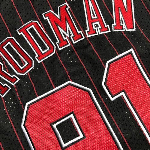 Bulls #91 Embroidered Jersey XS-XXL