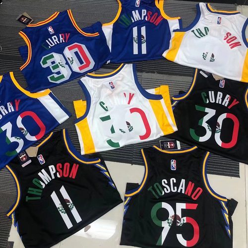 Warriors 75th Anniversary City Edition Heat Pressed Jersey