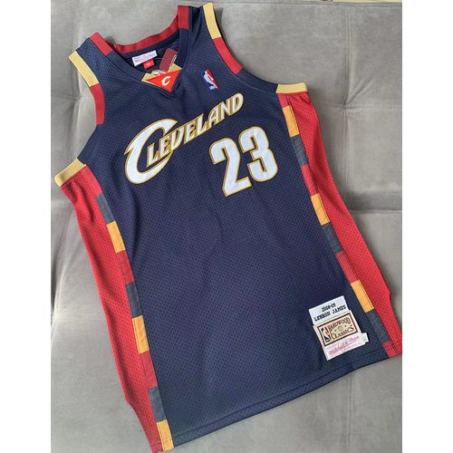 Cavaliers #23 LeBron James Retro Embroidered Jersey