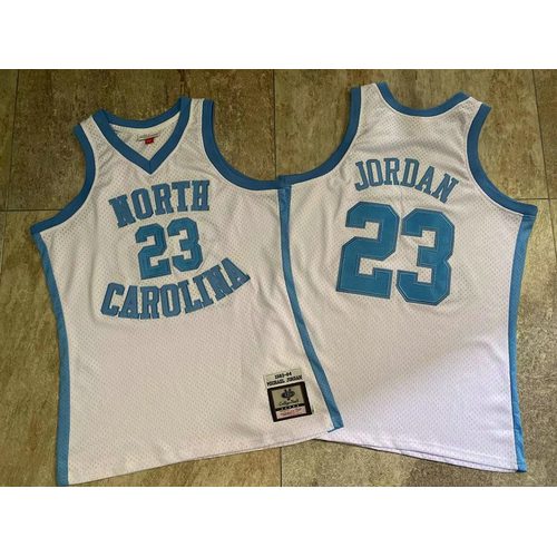 North Carolina Tar Heels #23 Michael Jordan White Jersey