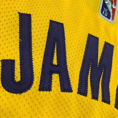 Lakers #23 LeBron James Yellow Jersey