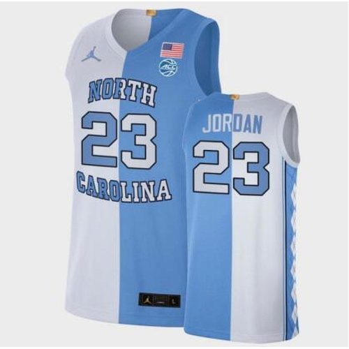 North Carolina Tar Heels #23 Blue White Jersey