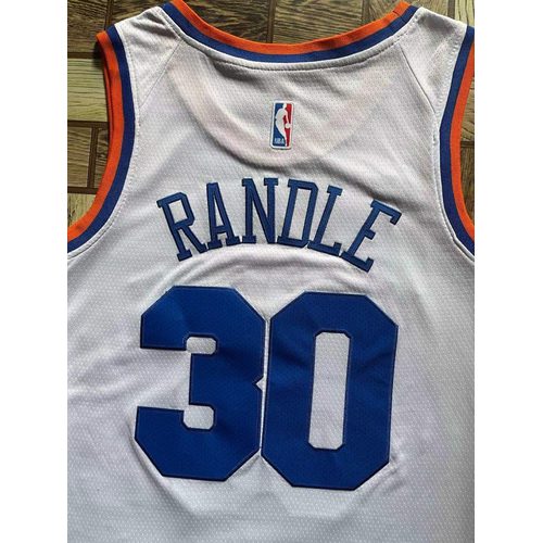 Knicks #30 White 75th Anniversary Nike Jersey