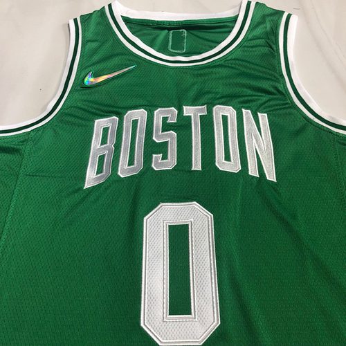 Celtics #0 Jayson Tatum 75th Anniversary Jersey XS-XXL