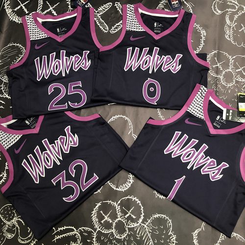 Timberwolves Heat Pressed Jersey