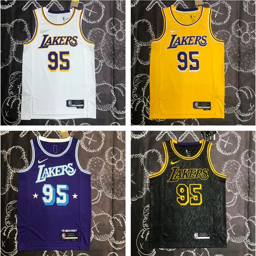 Lakers #95 Heat Pressed Jersey