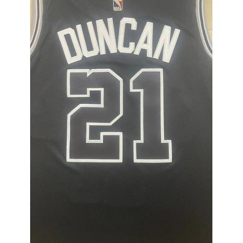 Spurs #21 Black Nike Jersey
