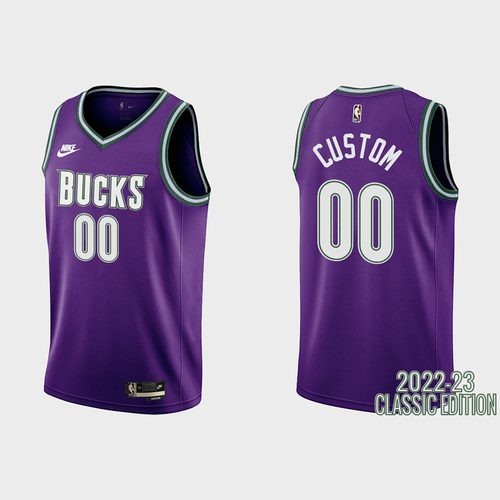 Bucks Purple Retro Jersey