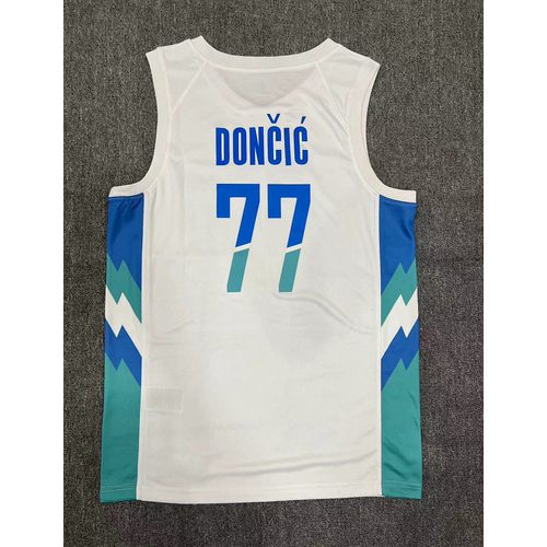 Team USA Luka Doncic White Jersey