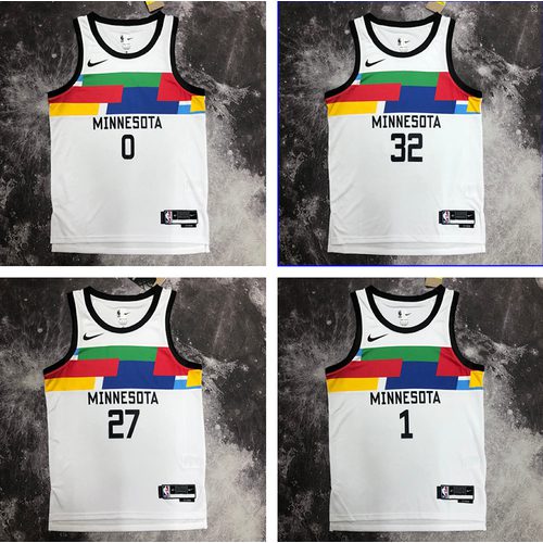 Timberwolves City Edition Heat Pressed Jersey