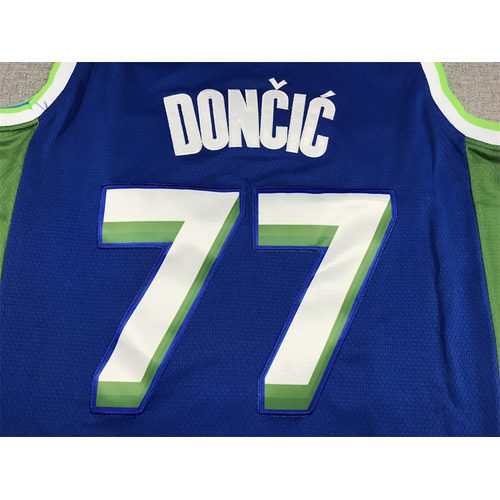 Mavericks #77 Blue City Edition Jersey