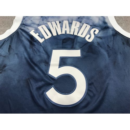 Timberwolves #5 Blue City Edition Jersey