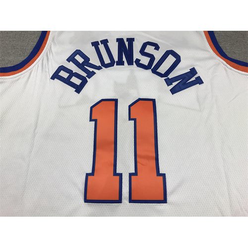 Knicks #11 White Jersey