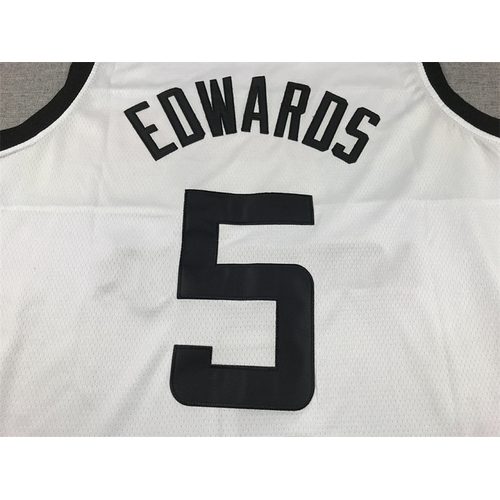 Timberwolves #5 White City Edition Jersey