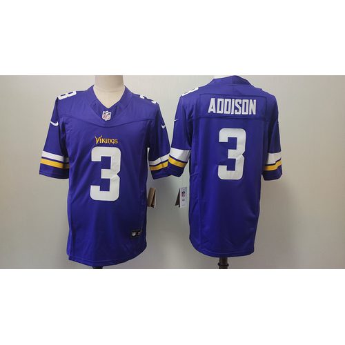 Vikings #3 Purple Jersey