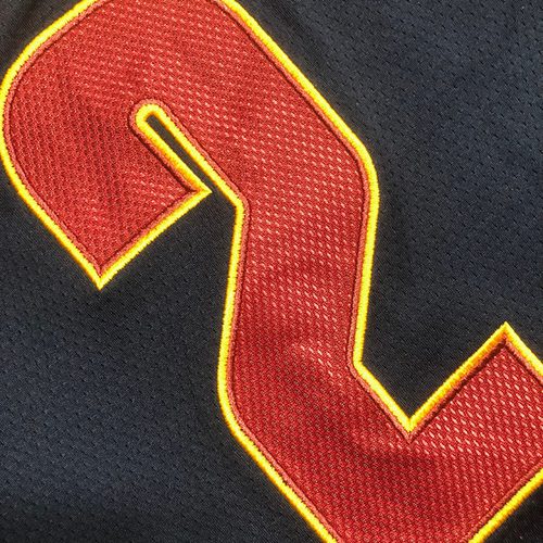 Cavaliers #2 Kyrie Irving Navy Blue Embroidered Jersey XS-XXL