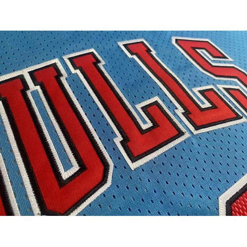 Bulls #23 Michael Jordan Blue Retro Embroidered Jersey
