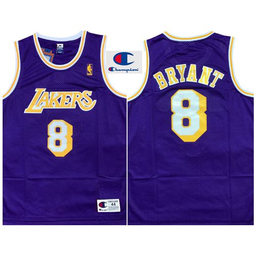 Lakers Kobe Bryant Purple Retro Jersey