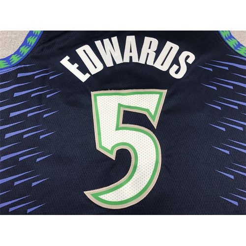 Timberwolves #5 Blue City Edition Jersey