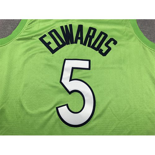 Timberwolves #5 Green Jersey