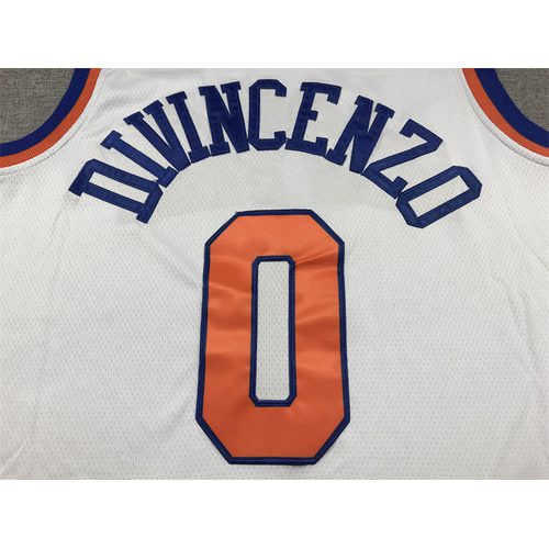 Knicks #0 White Jersey