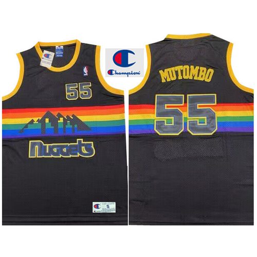 Nuggets #55 Black Retro Jersey
