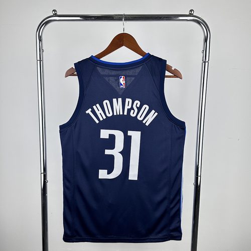 Mavericks #31 Klay Thompson Heat Pressed Jersey