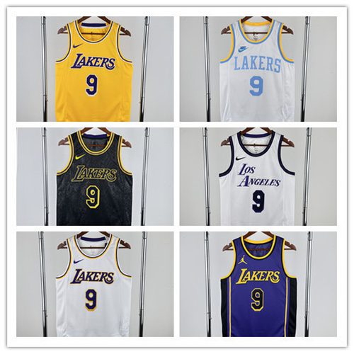 Lakers #9 Heat Pressed Jersey