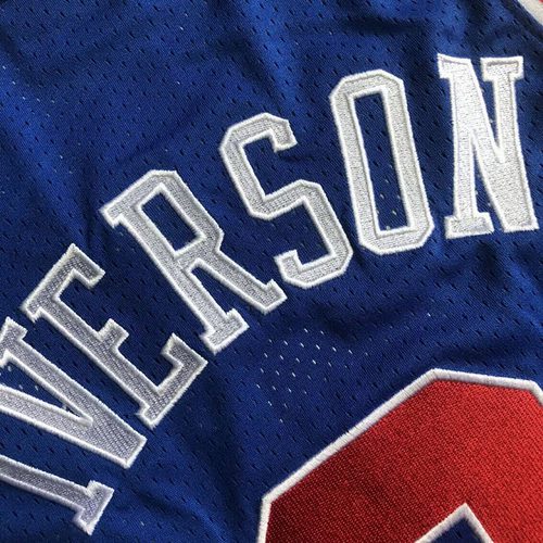 76ers #3 Blue Jersey