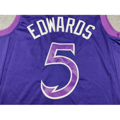 Timberwolves #5 Purple Jersey