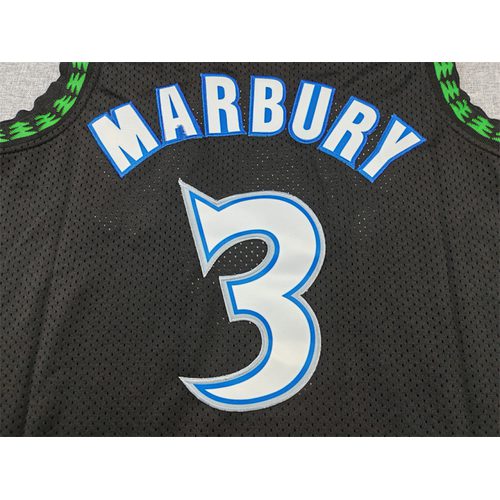 Timberwolves Black Retro Jersey