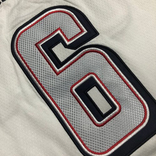 Team USA #6 LeBron James White Jersey XS-XXL