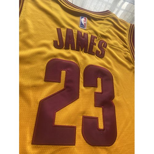Cavaliers #23 LeBron James Yellow Jersey