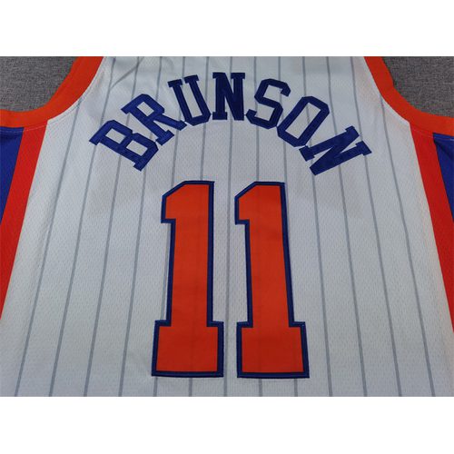 Knicks #11 White City Edition Jersey