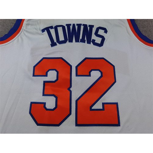 Knicks #32 White Jersey