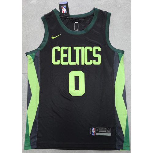 Celtics Jayson Tatum Black City Edition Jersey