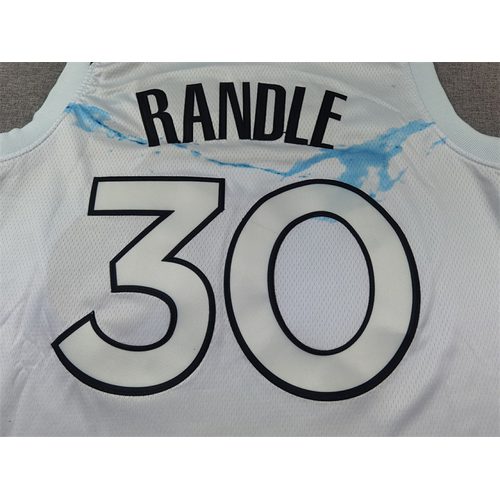 Timberwolves #30 White City Edition Jersey
