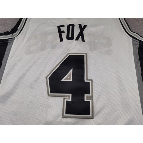 Spurs #4 White Jersey