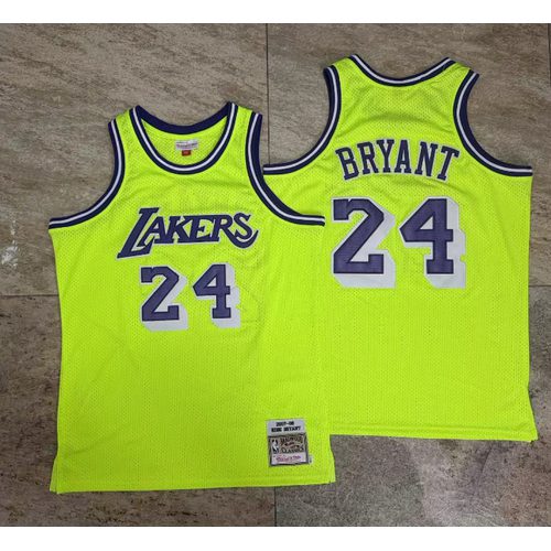 Lakers #24 Kobe Bryant Retro Embroidered Jersey