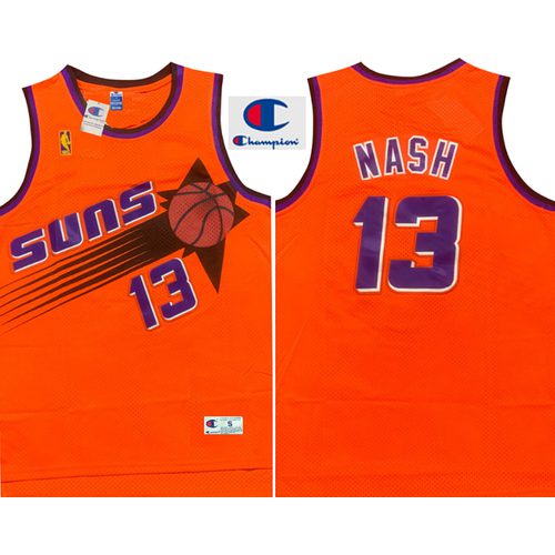 Suns #13 Steve Nash Red Retro Jersey