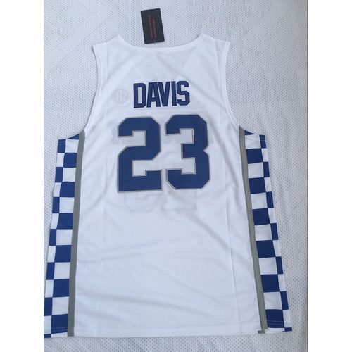 Kentucky Wildcats #23 White Embroidered Jersey