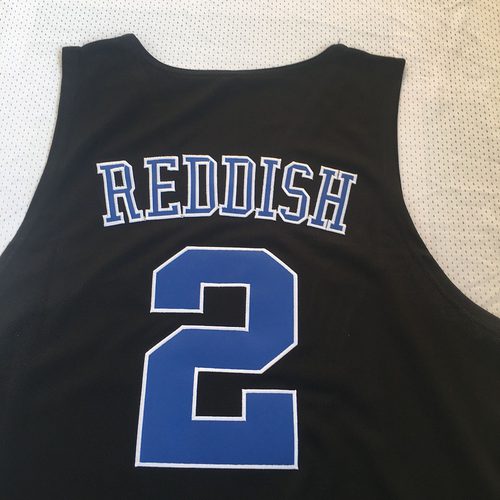 Duke Blue Devils #2 Black Embroidered Jersey