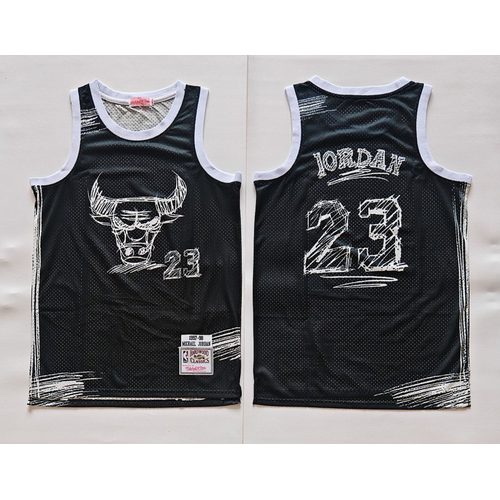 Bulls #23 Black Jersey