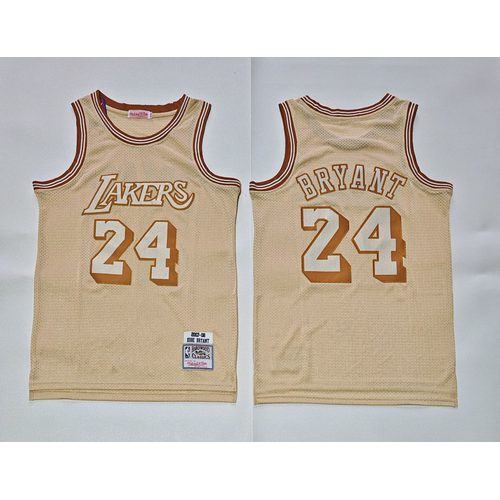 Lakers #24 Gold Retro Jersey