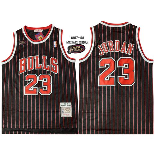 Bulls Michael Jordan Black Retro Jersey