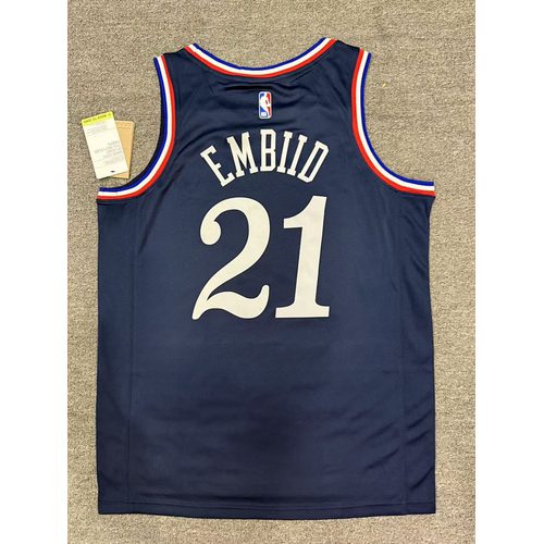 76ers Navy Blue City Edition Jersey