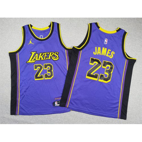 Lakers Embroidered Kids Jersey