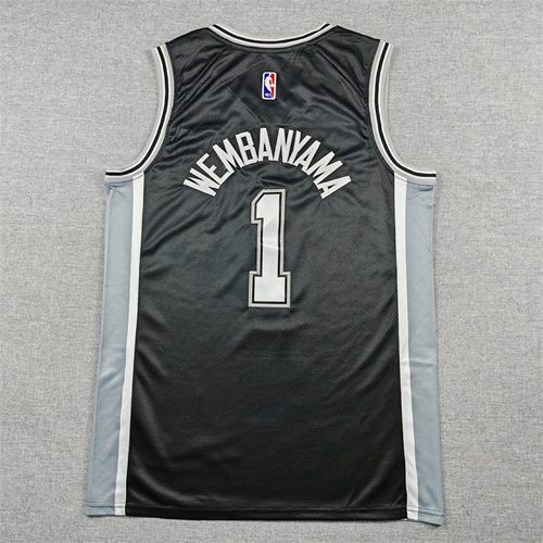 Spurs #1 Black Jersey